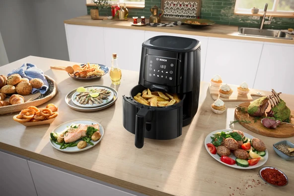 Bosch MAF240B0 Serie 2 4.1 L Air Fryer Siyah Siyah - 3