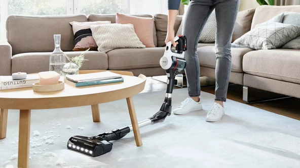 Bosch Unlimited 7 BCS711XXL 18 V Dikey Şarjlı Süpürge Beyaz - 5