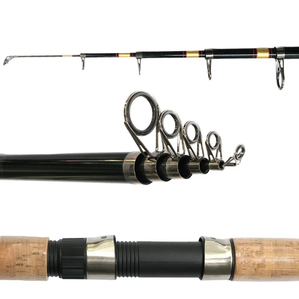 Remixon Safari 270 cm 80-150g Atarlı Teleskopik Olta Kamışı - Resim 2