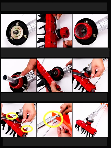 Germany Style M5 Profesyonel Sırt Ve Yan Tırpana Uyumlu Çapalama Aparatı - 3