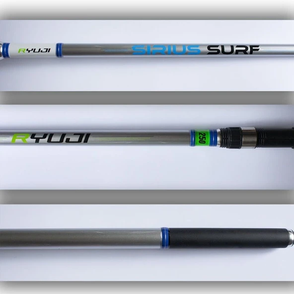 Ryuji Sirius 420 cm 250g Atarlı 3 Parça Surf Kamış - 2