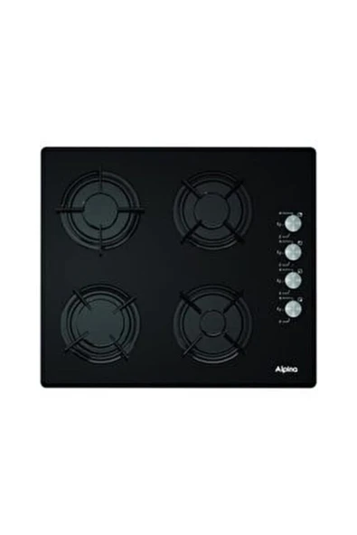 Alpina Ankastre Set 3'lü Cam Siyah Statik (F17 60 Davlumbaz + GLS 640 BL Ocak + MFA 604 Fırın) Ücretsiz Kurulum - 4