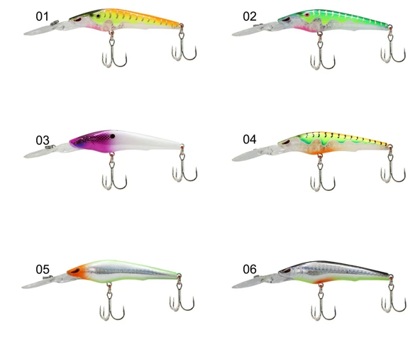 Captain Style Pike Renk:02 9 cm 14g Floating Maket Balık 5.0-7.0 m Yüzme Derinliği