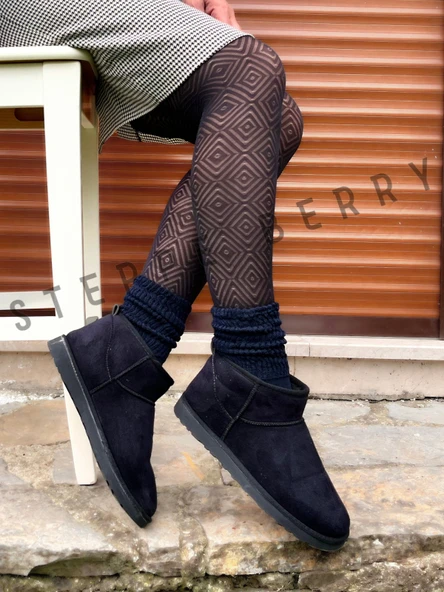 1 Çift Kadın Okyanus Slouchy Çorap