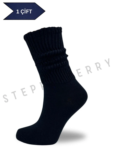 1 Çift Kadın Okyanus Slouchy Çorap - 2
