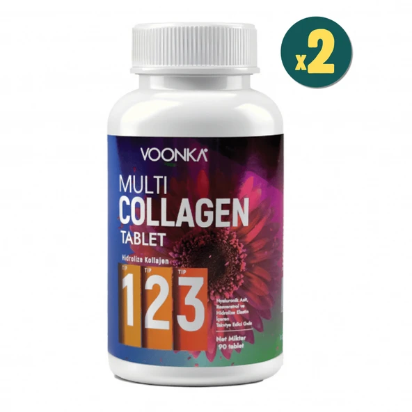 Voonka Collagen Multi 90 Tablet 2 Adet
