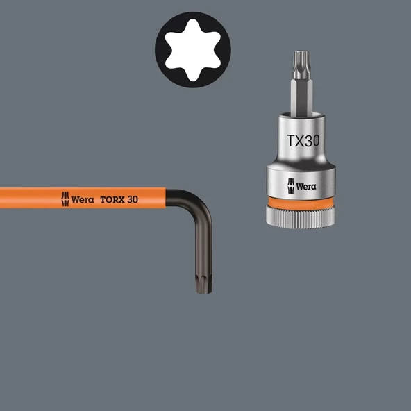 Wera 967 SPKXL TORX® Renkli Allen Anahtar, Uzun, TX 20 x 137 mm - 5
