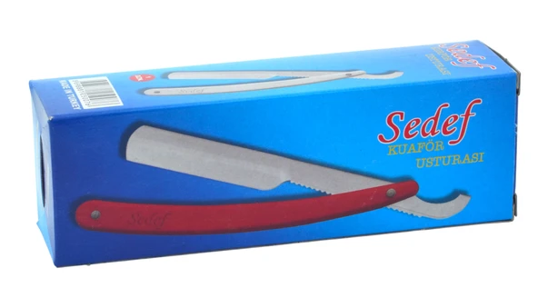 Sedef Krom Renkli 12 Adet Tıraş Kuaför Usturası - 5