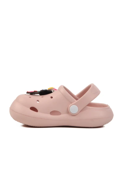 Ayakmod Pudra Kız Çocuk Sabo Terlik Yumurcak P - Resim 2