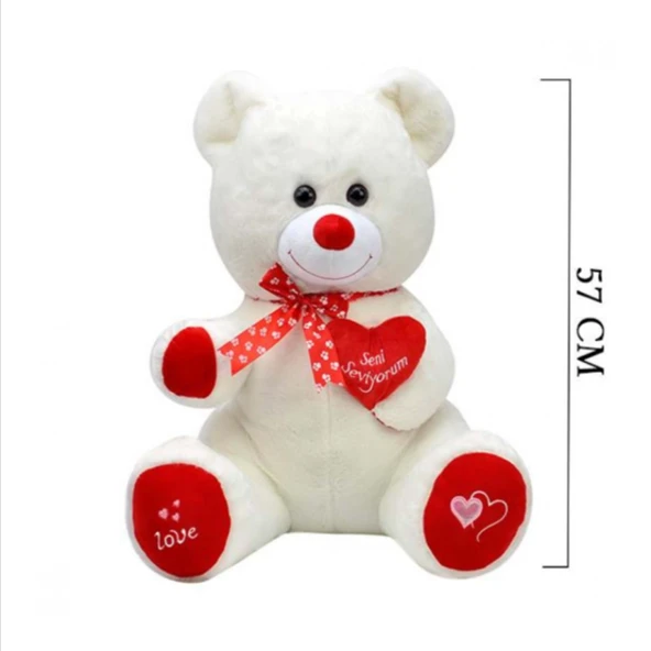 HEDİYELİK 57CM PELUŞ AYI - 3