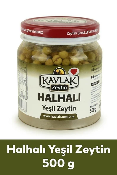 Halhalı Yeşil Zeytin 500 Gr