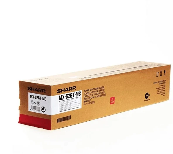 SHARP MX-62GTMB Magenta Kırmızı Orjinal Fotokopi Toneri MX-7580 ürün görseli 1
