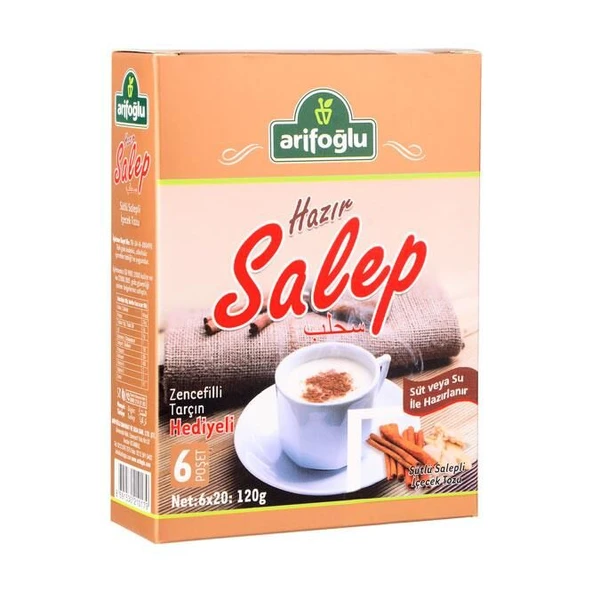 Arifoğlu Hazır Salep 6 x 20g