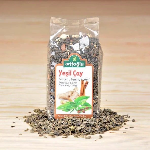 Arifoğlu Yeşil Çay Zencefil Tarçın Karanfil 165g