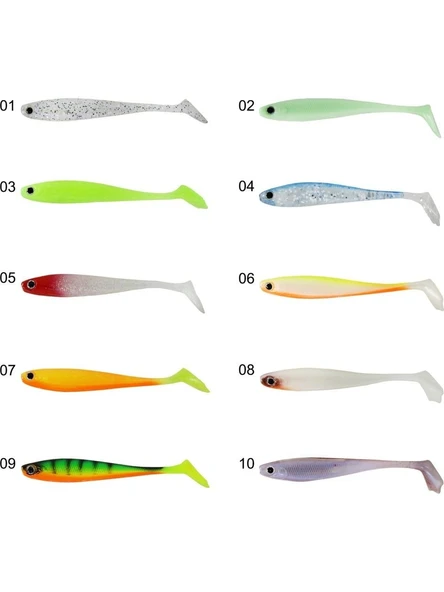 Captain Dagi Duck Shad Renk:05 9cm 7g Suni Yem 5 Adet - 2