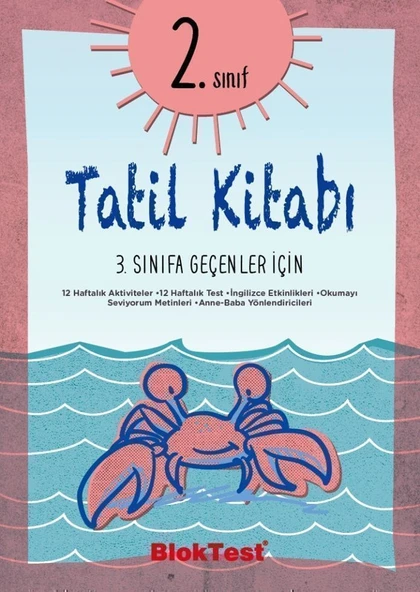Bloktest Yayınları 2. Sınıf Tatil Kitabı