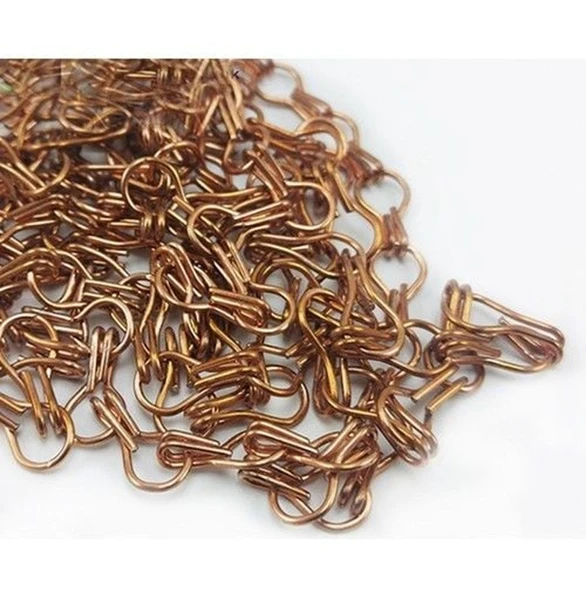 Floresan Zinciri Abajur Armatür Aski Zinciri Bakir 10 Metre