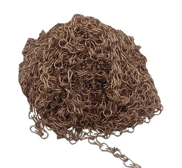 Floresan Zinciri Abajur Armatür Aski Zinciri Bakir 10 Metre - 3