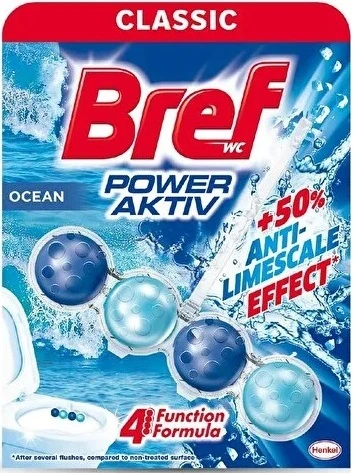 Bref Power Aktiv Klozet Bloğu Okyanus Kokulu  (2 Li Set) (2PK*1)