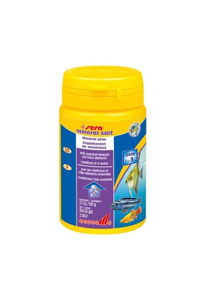 Sera Mineral Salt Akvaryum Tuzu 100 Ml