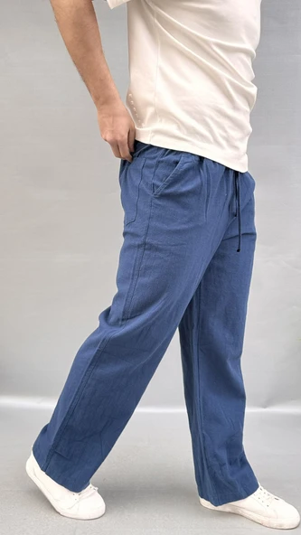 Baggy Keten Pantolon - 2