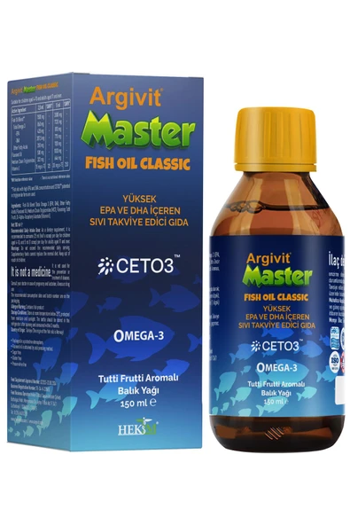 Argivit Master Fish Oil Epa Ve Dha Içeren Balık Yağı 150ml - 3