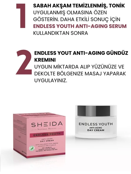 Sheida Endless Youth Anti-Age Gündüz Kremi 50ML - 3