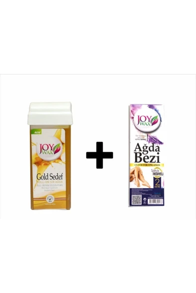 JOYWAX Joy Wax Kartuş Agda Gold 100 ml+ 2 mt Bez