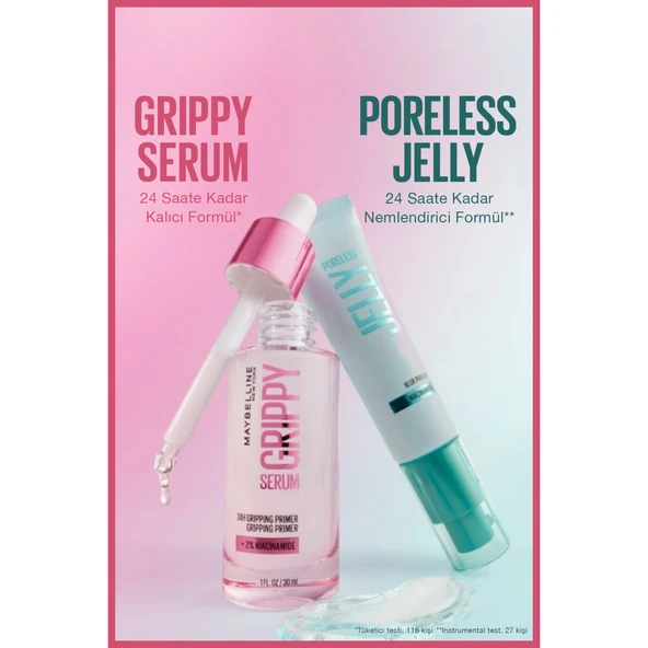 Maybelline New York Grippy Cilde Makyajı Sabitleyen Serum Makyaj Bazı - Resim 5