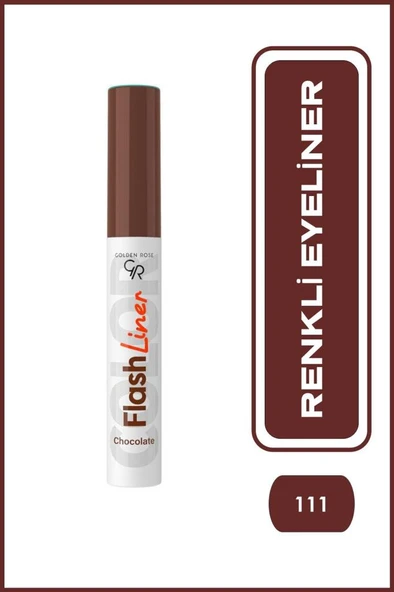 Golden Rose Flash Liner Colored Eyeliner - 111 Chocolate - Renkli Eyeliner