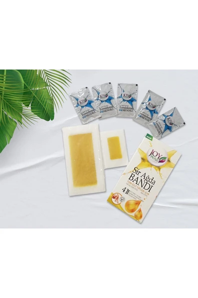 JOYWAX 41li Ağda Bandı Naturel+vazelin Black+125ml Yağ - 2