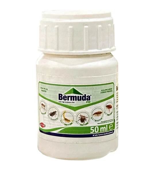 Bermuda EW Haşere Öldürücü Sivrisinek Kene Pire Akrep Haşere İlacı 50 ml - 1