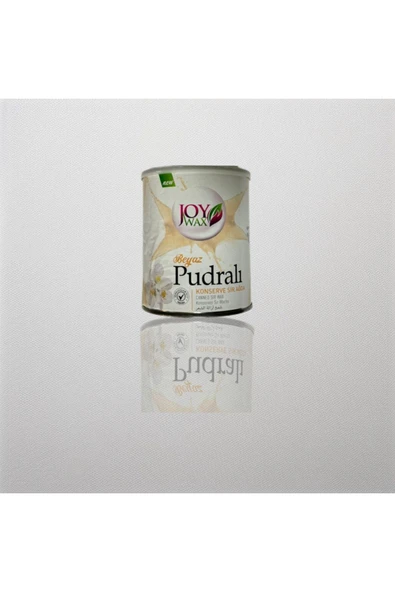 JOYWAX Joy Wax 6 Adet Konserve Sir Agda Beyaz Pudralı 800ml 80mt Ağda Bezi 125ml Yağ - 2