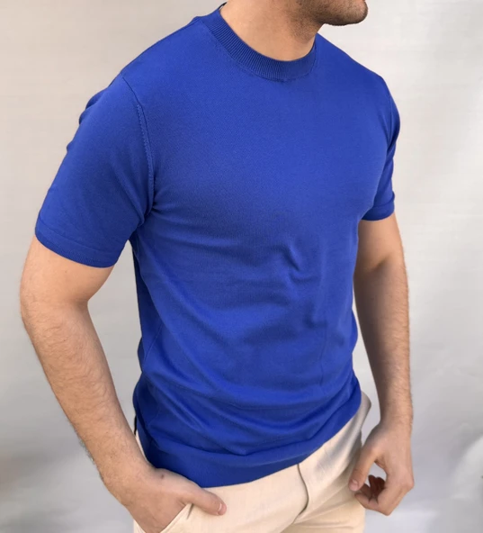 Basic Triko Slim Fit T-shirt - 3