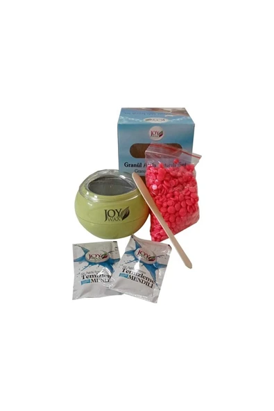 JOYWAX Joy Wax Granül Boncuk Ağda Isıtıcı Set Pudralı Konserve Ağda Pudralı80ml - 2