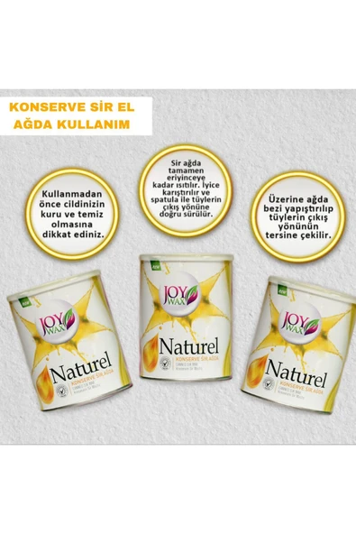 JOYWAX Joy Wax Konserve Sir Agda Naturel 800ml - 2