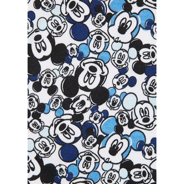 F&F Disney Baby Mickey Mouse Uzun Kollu Body 5 li Bebek Body 12-18 Ay - 3