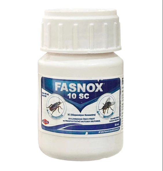 Fasnox 10 SC Kokusuz Haşere Öldürücü Karasinek Hamam Böceği Haşere İlacı 50 ml
