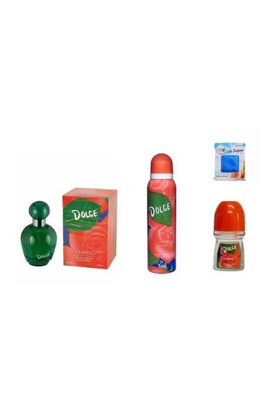 DOLCE Parfüm Edt 100 ml Kadın+ Deodorant + Rollon 3 Lü Set - 86906440062030...