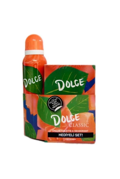 DOLCE Classıc Edt 100 ml Kadın Parfüm + Deodorant Set 86906440121044