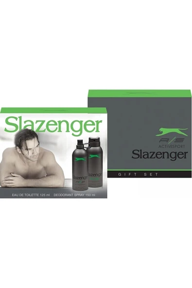 SLAZENGER Parfüm Yeşil 125 Ml. Deodorant Yeşil 150 Ml.