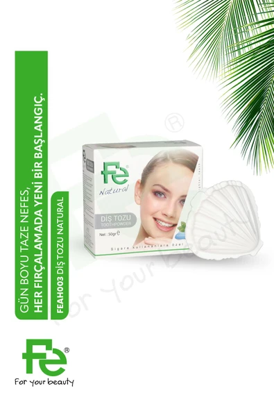 FE Diş Tozu Naturel / Herbal 50 Gr. - 4
