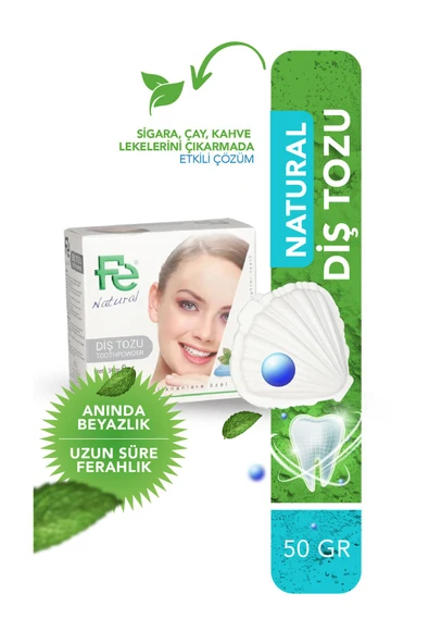 FE Diş Tozu Naturel / Herbal 50 Gr.