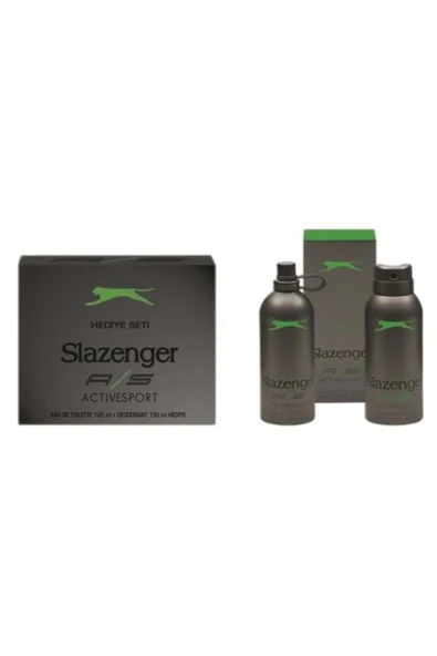 SLAZENGER Deodorant Active Sport 150 ml (YEŞİL) Active Sport Yeşil Edt 125ml Erkek Parfüm