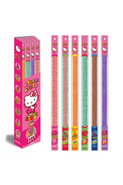 LOLLİBONİ HELLO KİTTY MULTİCOLOR EKŞİ ŞERİT ŞEKER 15GR - 2