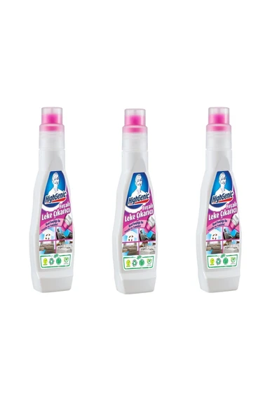 HİGHGENİC Fırçalı Leke Çıkarıcı 200 Ml 3 Adet