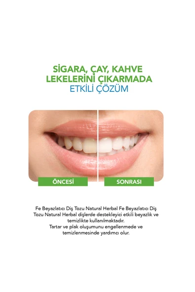 FE Diş Tozu Naturel / Herbal 50 Gr. - 2