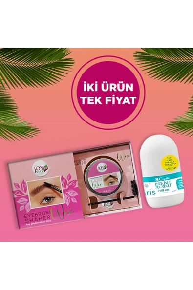 JOYWAX Kaş Şekillendirici Ve Sabitleyici Wax Ve Iris Bitkisel Roll-on - 2