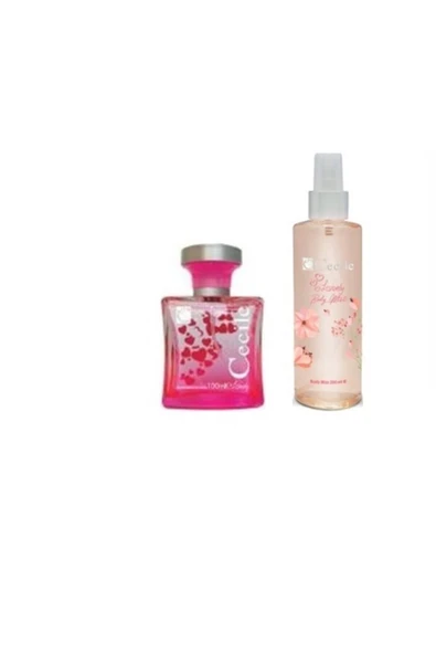 CECİLE Lovely Eau De Toılette 100 ml Ve Lovely Edc Body Mist For Women 150 ml