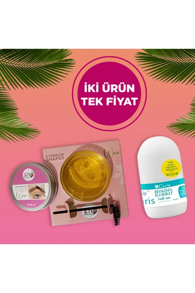 JOYWAX Kaş Şekillendirici Ve Sabitleyici Wax Ve Iris Bitkisel Roll-on - 3